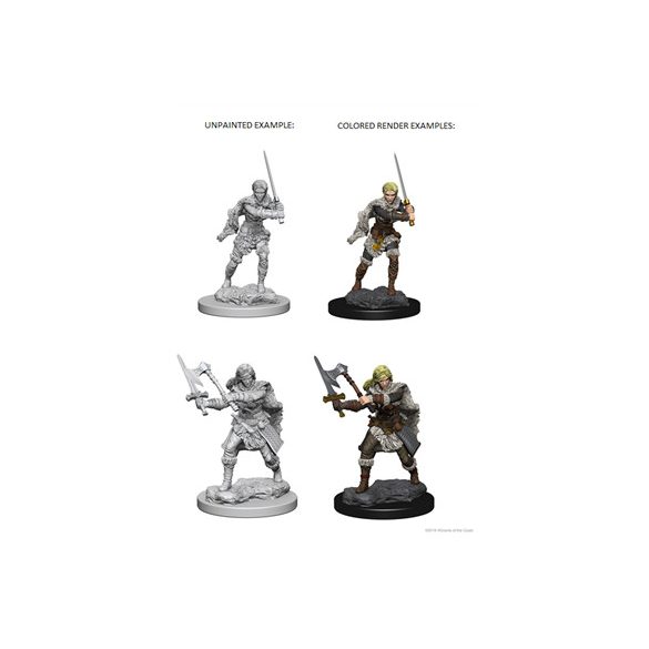 D&D Nolzur's Marvelous Unpainted Miniatures - Human Female Barbarian-WZK72644