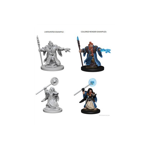 D&D Nolzur's Marvelous Unpainted Miniatures - Dwarf Male Wizard-WZK72620