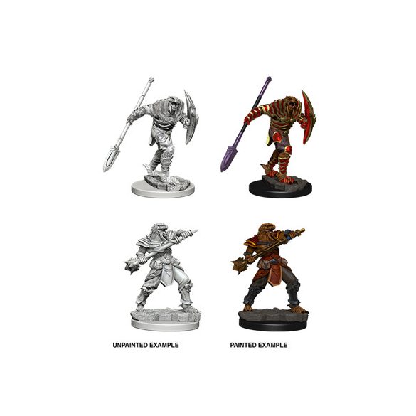 D&D Nolzur's Marvelous Miniatures - Dragonborn Male Fighter with Spear-WZK73340