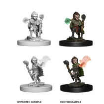 Pathfinder Deep Cuts Unpainted Miniatures - Gnome Male Druid-WZK73346