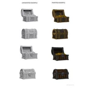 Wizkids Deep Cuts Unpainted Miniatures: Chests-72590