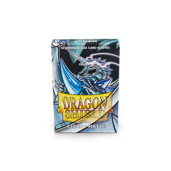 Dragon Shield Small Sleeves - Japanese Matte Clear (60 Sleeves)-AT-11101