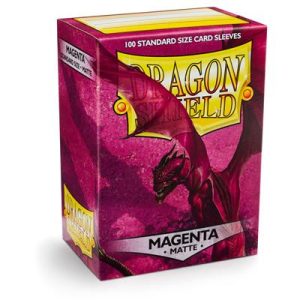 Dragon Shield Standard Sleeves - Matte Magenta (100 Sleeves)-AT-11026