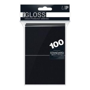 UP - Standard Sleeves - Black (100 Sleeves)-82691