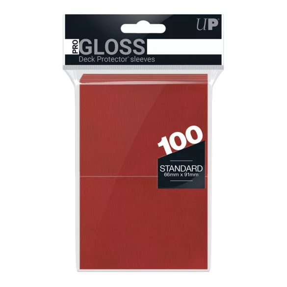 UP - Standard Sleeves - Red (100 Sleeves)-82694