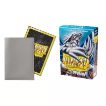 Dragon Shield Small Sleeves - Japanese Matte Silver (60 Sleeves)-AT-11108