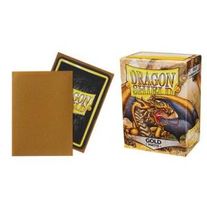 Dragon Shield Standard Sleeves - Matte Gold (100 Sleeves)-AT-11006