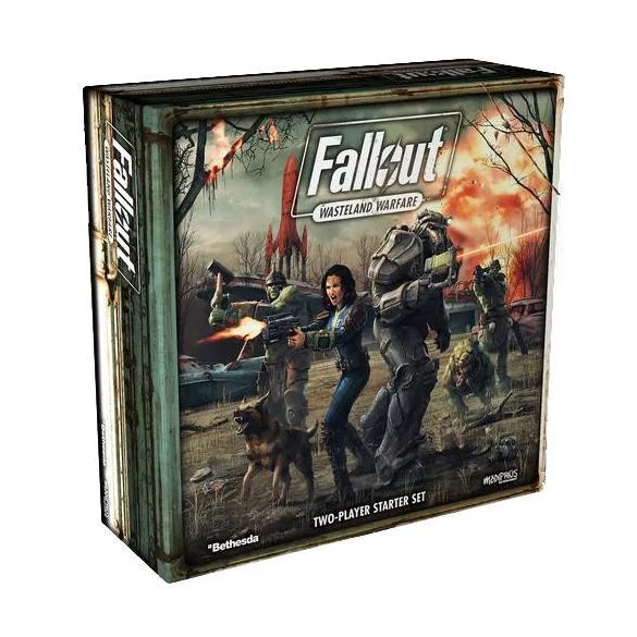 Fallout: Wasteland Warfare – Two Player PVC Starter Set, angol kiadás
