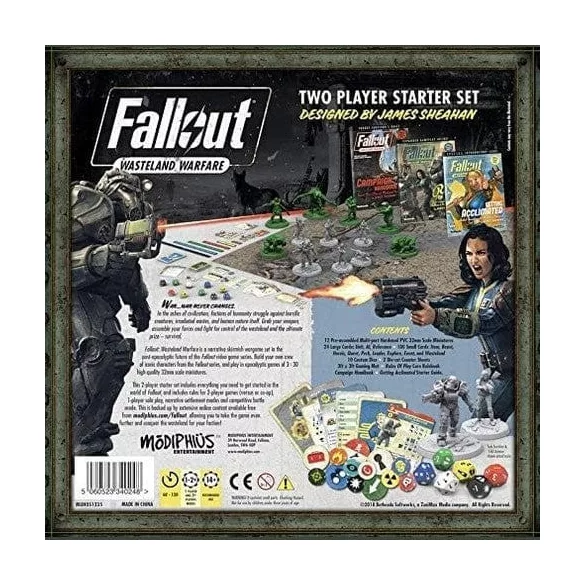 Fallout: Wasteland Warfare – Two Player PVC Starter Set, angol kiadás