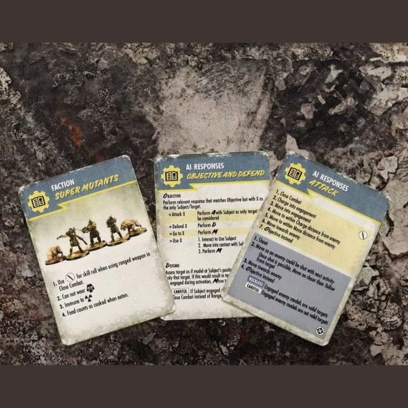 Fallout: Wasteland Warfare – Two Player PVC Starter Set, angol kiadás