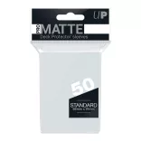 UP - Standard Sleeves - Pro-Matte - Non Glare - White (50 Sleeves)-82651