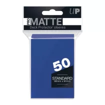 UP - Standard Sleeves - Pro-Matte - Non Glare - Blue (50 Sleeves)-82653