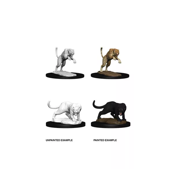 D&D Nolzur’s Marvelous Miniatures: Panther & Leopard-73404