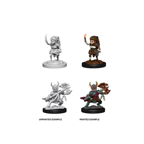 D&D Nolzur’s Marvelous Miniatures: Female Halfling Fighter-73387