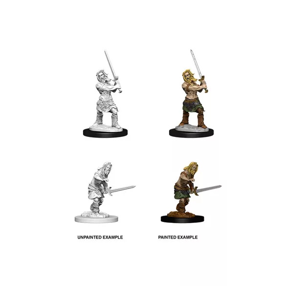 Pathfinder Battles Deep Cuts: Male Human Barbarian-73413