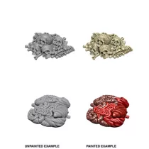 Wizkids Deep Cuts Unpainted Miniatures: Pile of Bones & Entrails-73422