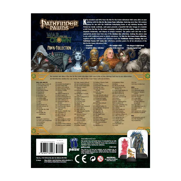Pathfinder Pawns: War for the Crown Pawn Collection - angol kiadás