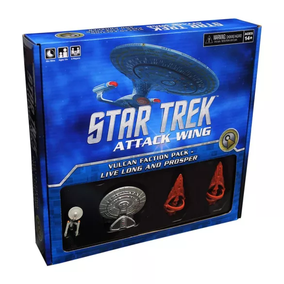 Star Trek Attack Wing: Vulcan Faction Pack - Live Long and Prosper hajómini csomag
