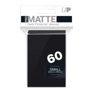 UP - Small Sleeves - Pro-Matte - Black (60 Sleeves)-84021