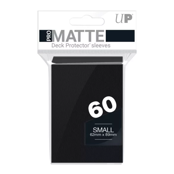 UP - Small Sleeves - Pro-Matte - Black (60 Sleeves)-84021