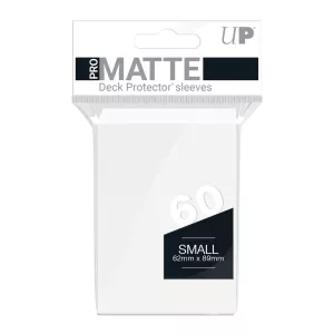 UP - Small Sleeves - Pro-Matte - White (60 Sleeves)-84022