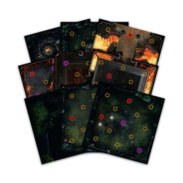 Dark Souls: The Board Game - Darkroot Basin and Iron Keep Tile Set-SFDS-014