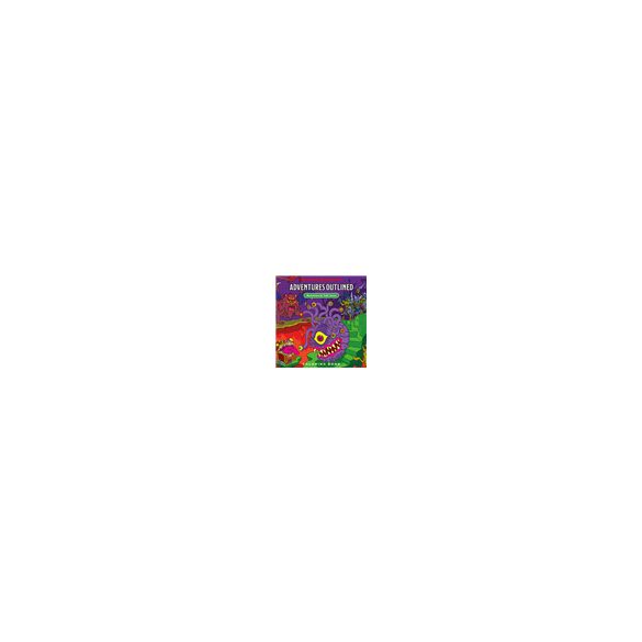 D&D Adventures - Outlined Coloring Book-C60350000