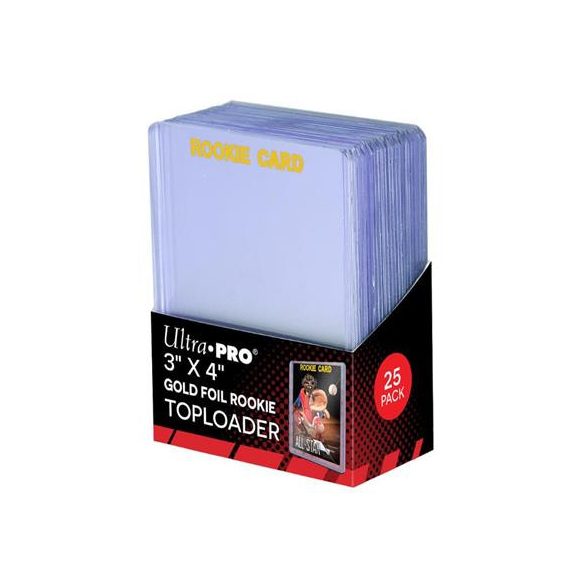 UP - Toploader - 3" x 4" Rookie Gold (25 pieces)-81180