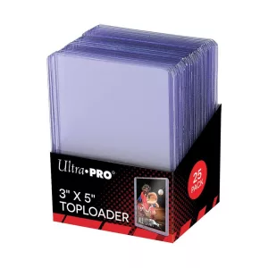 UP - 3" x 5" Toploader (25 Pieces)-81182