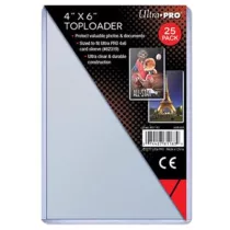 UP - 4" x 6" Toploader (25 Pieces)-81183