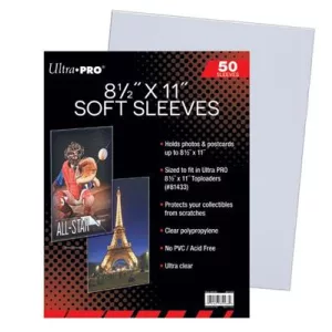 UP - 8-1/2" x 11" Soft Sleeves (50 Sleeves)-85568