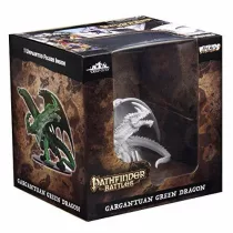Pathfinder Battles Deep Cuts: Gargantuan Green Dragon miniatűra