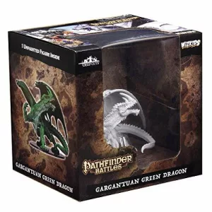 Pathfinder Battles Deep Cuts: Gargantuan Green Dragon miniatűra