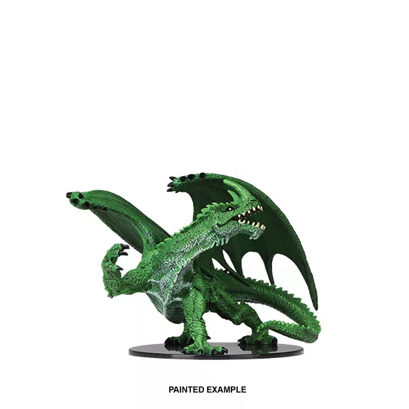 Pathfinder Battles Deep Cuts: Gargantuan Green Dragon miniatűra
