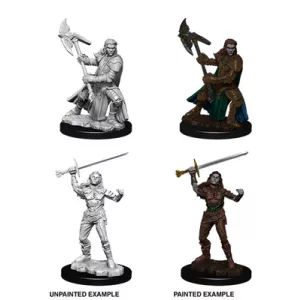 D&D Nolzur’s Marvelous Miniatures: Female Half-Orc Fighter-73542