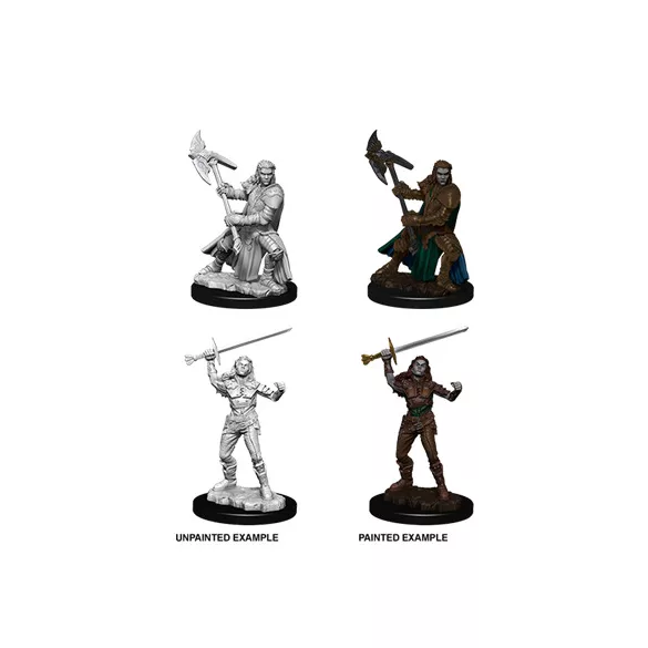 D&D Nolzur’s Marvelous Miniatures: Female Half-Orc Fighter-73542