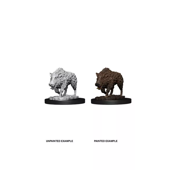 Wizkids Deep Cuts Unpainted Miniatures: Wild Boar-73554