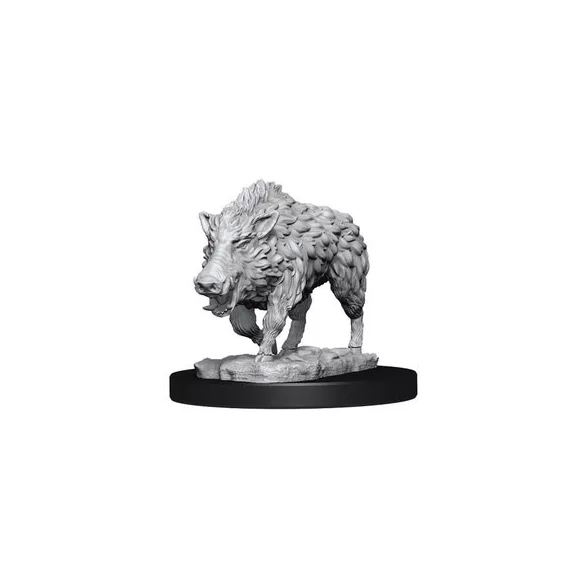 Wizkids Deep Cuts Unpainted Miniatures: Wild Boar-73554
