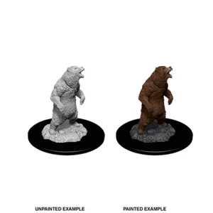 Wizkids Deep Cuts Unpainted Miniatures: Grizzly-73551