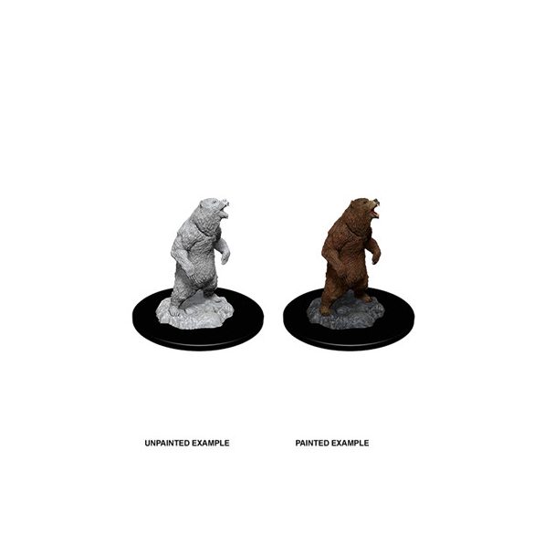 WizKids Deep Cuts Unpainted Miniatures - Grizzly-WZK73551