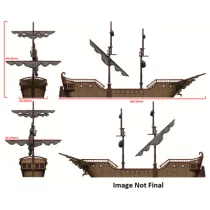 D&D Icons of the Realms: The Falling Star Sailing Ship-73571