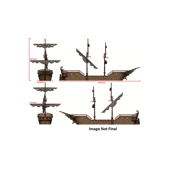 D&D Icons of the Realms: The Falling Star Sailing Ship - EN-WZK73571