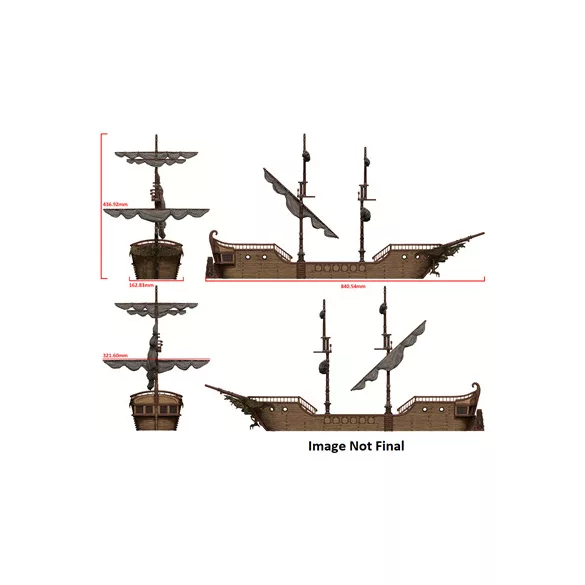 D&D Icons of the Realms: The Falling Star Sailing Ship-73571