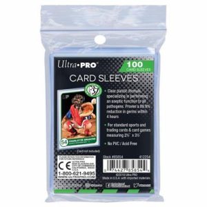 UP - 2-1/2" x 3-1/2" Antimicrobial Card Sleeves (100 Sleeves)-85854