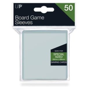 UP - Board Game Sleeves - Special Size 69x69mm (50 Sleeves)-82659