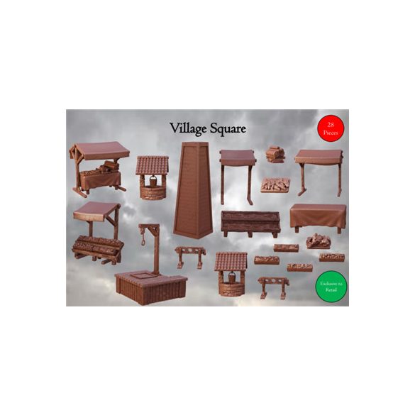 Terrain Crate - Village Square-MGTC130-10