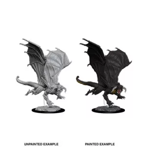 D&D Nolzur’s Marvelous Miniatures: Young Black Dragon-73682