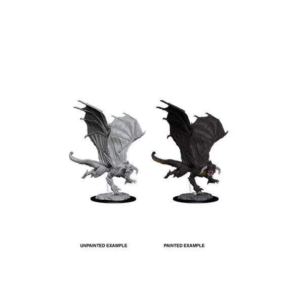 D&D Nolzur’s Marvelous Miniatures: Young Black Dragon-73682