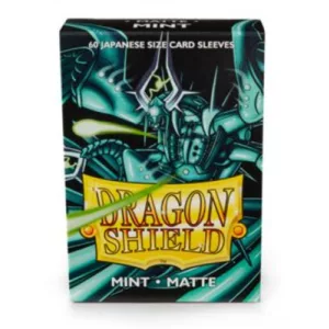 Dragon Shield Small Sleeves - Japanese Matte Mint (60 Sleeves)-AT-11125