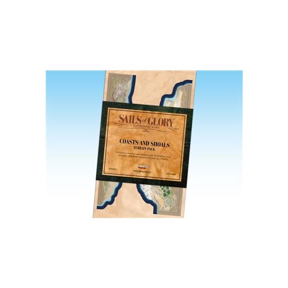 Sails Of Glory - Terrain Pack - Coasts and Shoals Accessory - EN-SGN502A